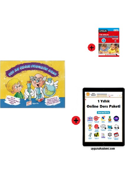 2. Sınıf Hikaye Kitabı Seti Ege ile Çılgın Profesör Bani Yeni + Sadık Uygun Yayınları Tüm Dersler 2. Sınıf Test Kitabı + 1 Yıllık Online Ders Paketi