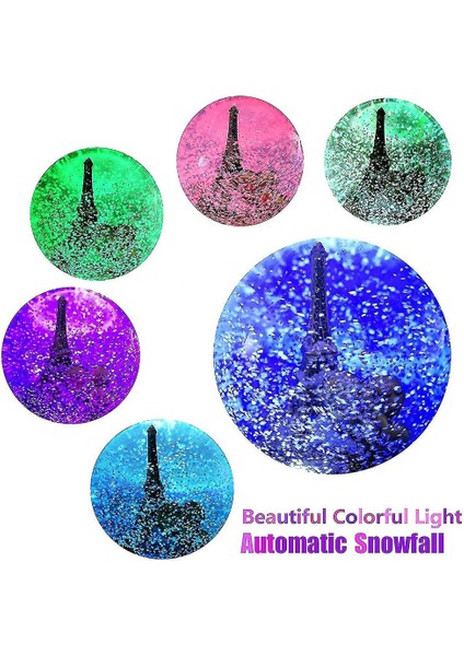 Eyfel Kulesi Işıklı Müzikli Püskürtmeli Büyük Boy Kar Küresi fiyatları