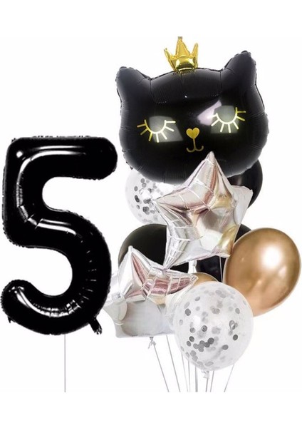 Mini Party Store Kedi Doğum Günü Set