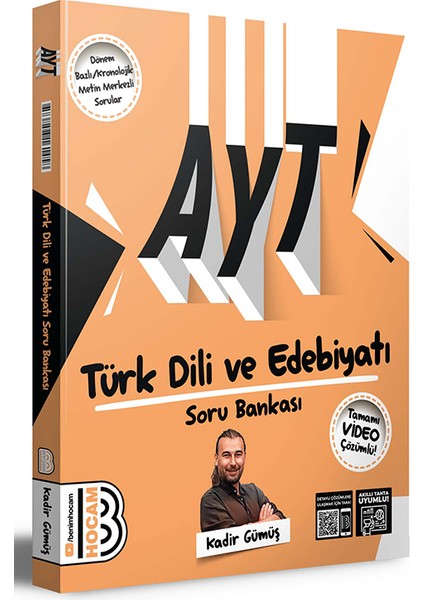 2025 AYT Türk Dili ve Edebiyatı Tamamı Video Çözümlü Soru Bankası fiyatları