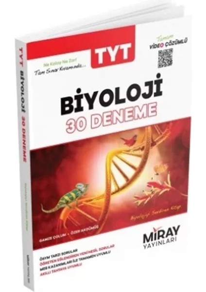 Miray Yayınları TYT Biyoloji 30 Deneme