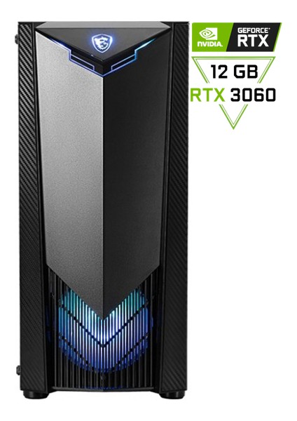 Msı Intel Core I5 12400F / Rtx 3060 12GB / 16 GB Ddr4 / 500 GB 3500 - 2100 Mb/s M2 SSD / Shıeldv1 / Gaming Masaüstü Pc