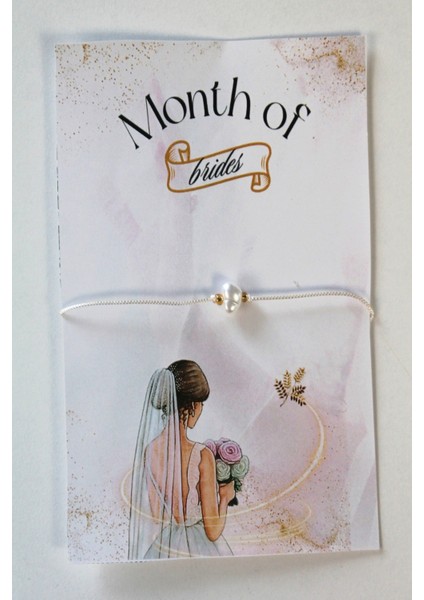 Şans Bilekliği - 20 Adet Kişiye Özel Kuşe Kartlı - Kına Hediyesi - Nikah Hediyesi - Bride Hediyesi fiyatları