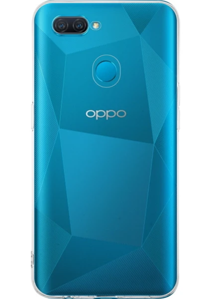 Oppo A5S Kapak 1mm Süper Silikon Şeffaf Kılıf