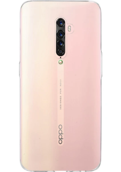 Oppo Reno 2 Kapak 1mm Süper Silikon Şeffaf Kılıf