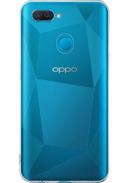 Oppo A12 Kapak 1mm Süper Silikon Şeffaf Kılıf