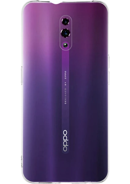 Oppo Reno Kapak 1mm Süper Silikon Şeffaf Kılıf