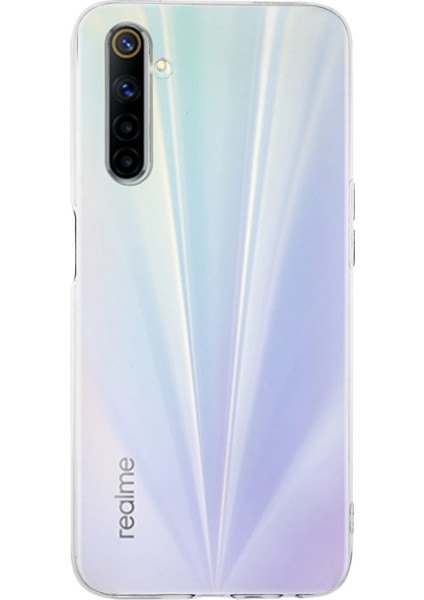 Realme 6 Kapak 1mm Süper Silikon Şeffaf Kılıf