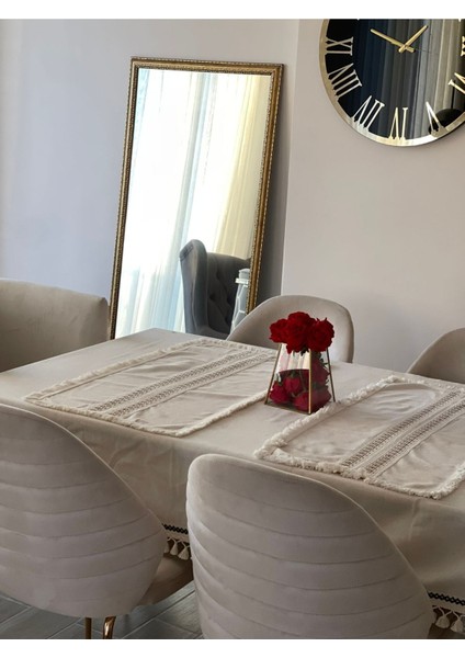 Ham Keten Krem 2li Vintage Runner (40 x 80) fiyatları