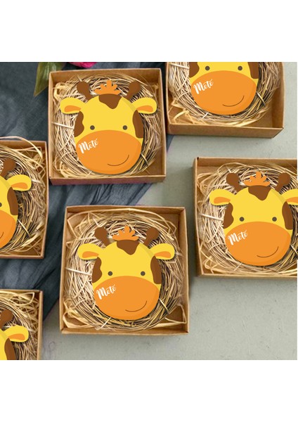 20 Adet Kişiye Özel Hediye Magnet Doğum Günü, Sünnet ve Parti Magneti Model 7095