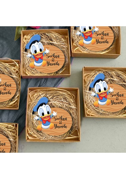 20 Adet Kişiye Özel Hediye Magnet Doğum Günü, Sünnet ve Parti Magneti Model 7545