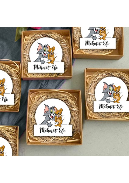 20 Adet Kişiye Özel Hediye Magnet Doğum Günü, Sünnet ve Parti Magneti Model 8865