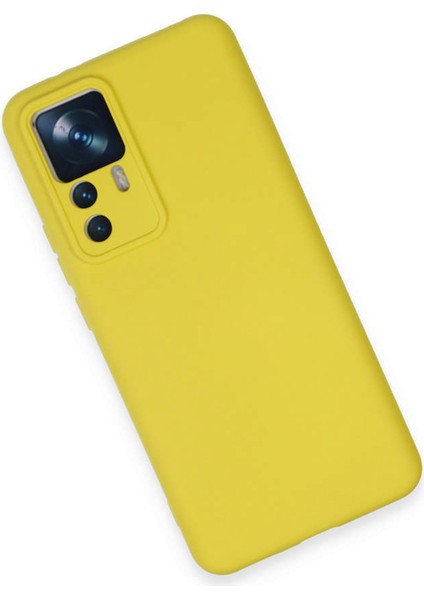 Xiaomi Mi 12T Pro Kılıf Nano Içi Kadife Silikon - Sarı 300099 modelleri