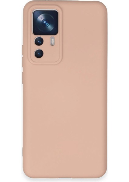 Xiaomi Mi 12T Kılıf Nano Içi Kadife Silikon - Pudra 300099