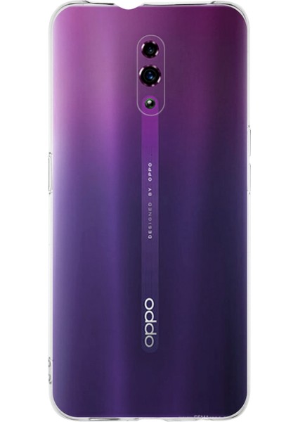 Oppo Reno Kapak 1mm Süper Silikon Şeffaf Kılıf