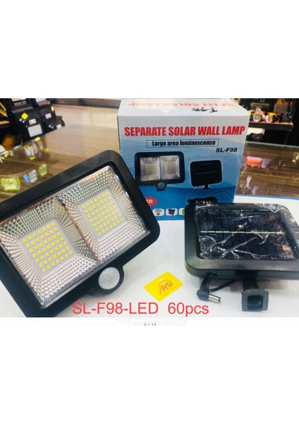 Sl-F98 Sensör + Solar Duvar Lambası