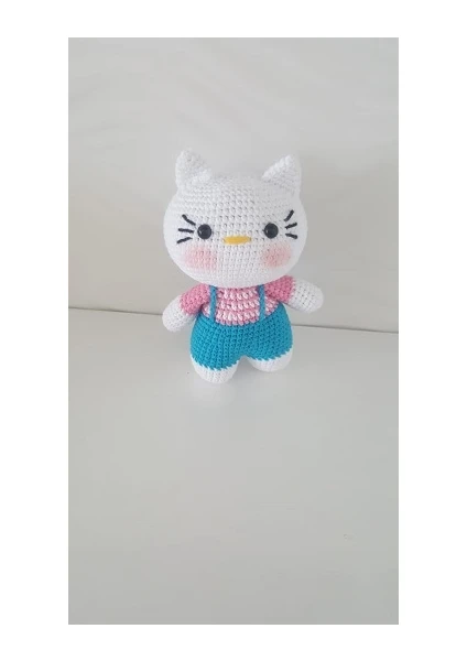 Design By Oykum Amigurumi Hello Kitty Oyuncak(Elörgüsü, Organiktir)