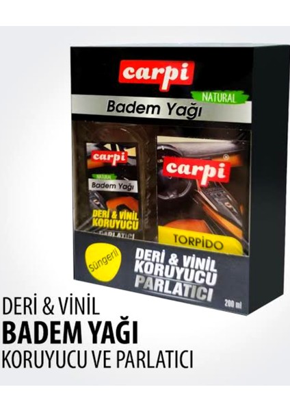 Vinil Deri Koruyucu Lastik Parlatıcı Badem Yağı-Süngerli 200ML fiyatları