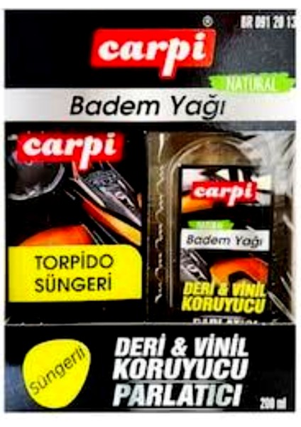 Vinil Deri Koruyucu Lastik Parlatıcı Badem Yağı-Süngerli 200ML fırsatları