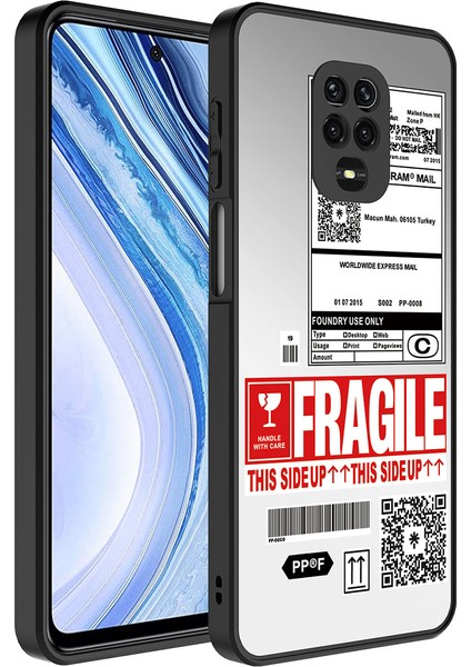 - Xiaomi Redmi Note 9 Pro - Kılıf Aynalı Desenli Kamera Korumalı Parlak Mirror Kapak - Fragile - T26796