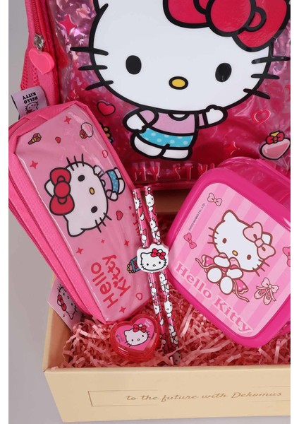 DEKOMUS İLE ÖZEL KUTULU LİSANSLI HELLO KITTY "PINK LOVE" KIRTASİYE VE OKUL SETİ fiyatları