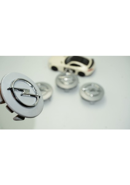 Opel Jant Göbeği Gri Kapak Seti 55MM