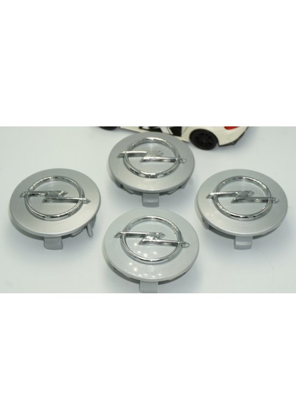Opel Jant Göbeği Gri Kapak Seti 55MM