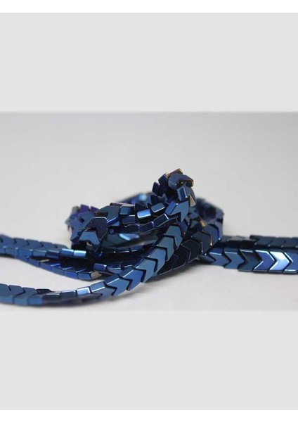 Hematit Taşı Yarım Dizi (17320) (18CM Uzunluğundadır)