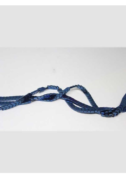 Hematit Taşı Yarım Dizi (17320) (18CM Uzunluğundadır)