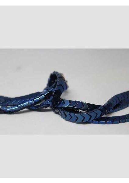 Hematit Taşı Yarım Dizi (17320) (18CM Uzunluğundadır)