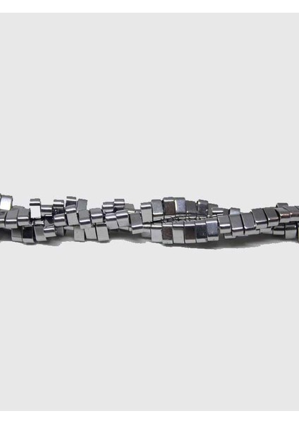 Hematit Taşı Çift Delikli Yarım Dizi (17460) (18CM Uzunluğundadır) indirimleri