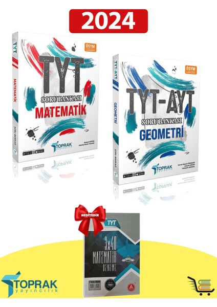 Tyt Matematik ve Tyt Ayt Geometri Soru Bankası Hediyeli Set