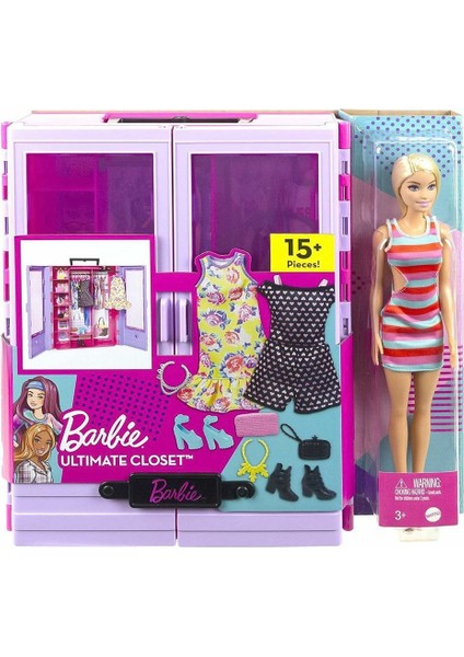HJL66 Barbie'nin Pembe Gardırobu