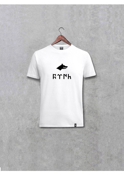 Türk Bozkurt Özel Tasarım Baskılı Unisex Tişört