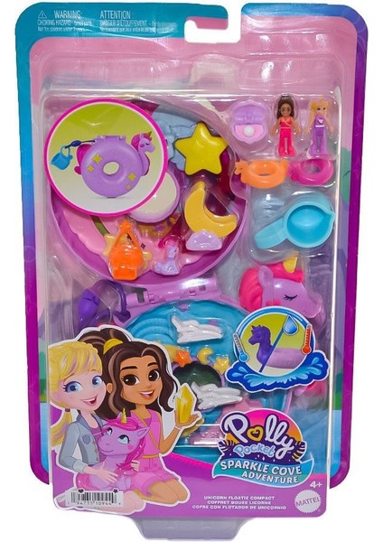 HKV34 Polly Pocket Unicorn Temalı Oyun Seti