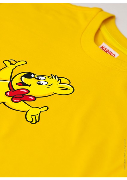 Baskılı Sarı Erkek Çocuk T-Shirt HRBTXT107 fırsatları
