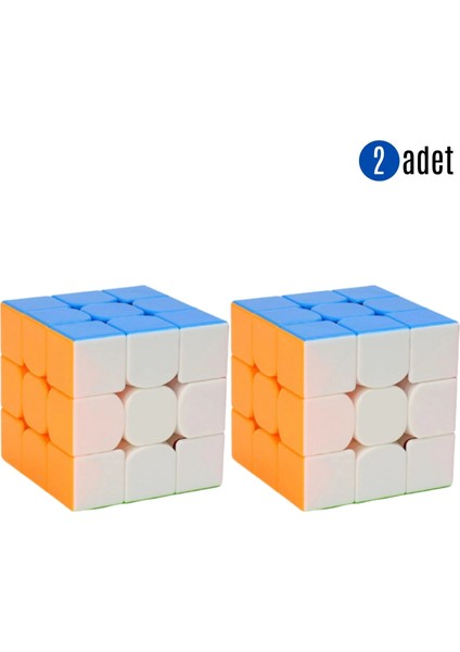 2 Adet Zeka Küpü Sabır Küpü Rübik Küp 3X3X3 Rubik Küp Küp Akıl ve Zeka Oyunu