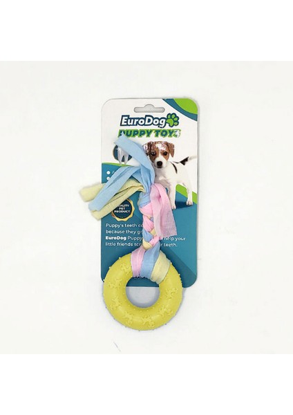 Puppy Toys Sarı Ufak Halka Diş Kaşıma Oy. Nrmsa