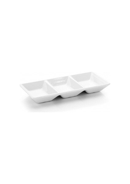 Kırılmaz 3 Gözlü Kahvaltılık 6 Adet 10 x 20 cm TR508