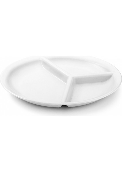 Kırılmaz 3 Gözlü Yuvarlak Tabldot 3 Adet 23 cm TR550