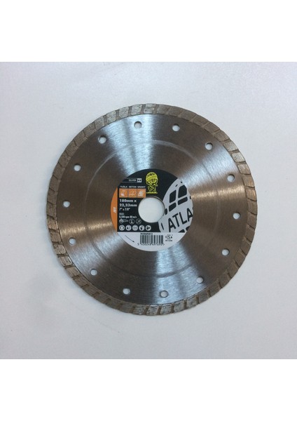 Turbo Jet 180 mm Elmas Testere Granit Mermer Beton Kesici