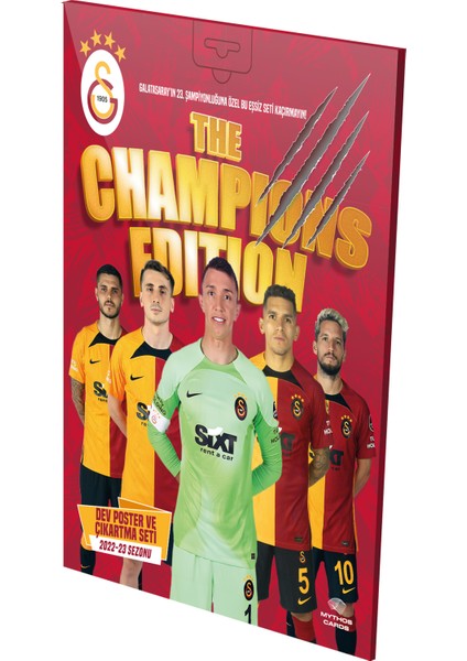 Mythos Cards Galatasaray The Champıons Edıtıon Dev Poster ve Çıkartma Seti