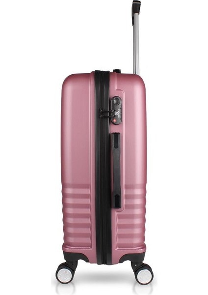 Puzzle Abs 2'li Valiz Seti (Kabin ve Orta) Rose Gold modelleri