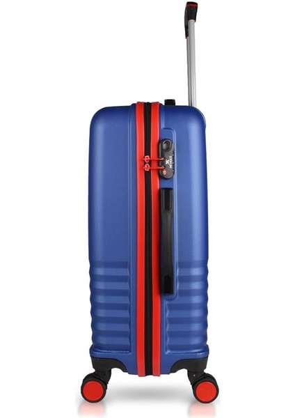 Puzzle Abs 2'li Valiz Seti (Kabin ve Orta) Lacivert modelleri