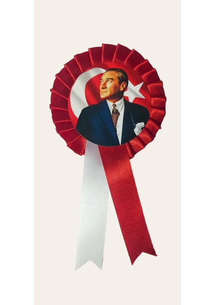 a Atatürk Saten Kokart 10 Adet