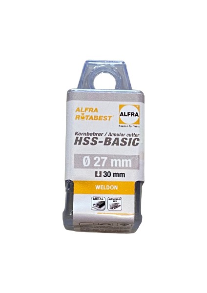 Hss Basic Serisi 27x30MM FREZE UCU F1907027025 ALFRA