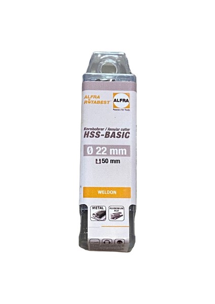Hss Basic Serisi 22x50MM FREZE UCU F1907022050 ALFRA fiyatları
