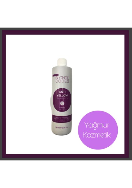 Bonde Anti Yellow Gri Saçlar Için Mor Shampoo 1000ML,