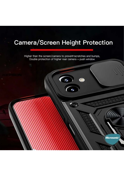 Realme C55 Kılıf Impact Resistant Siyah