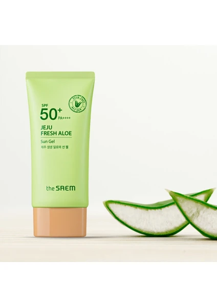 The Saem Jeju Aloe Sun Gel Güneş Kremi Spf 50+ ve Pa++++  50 gr